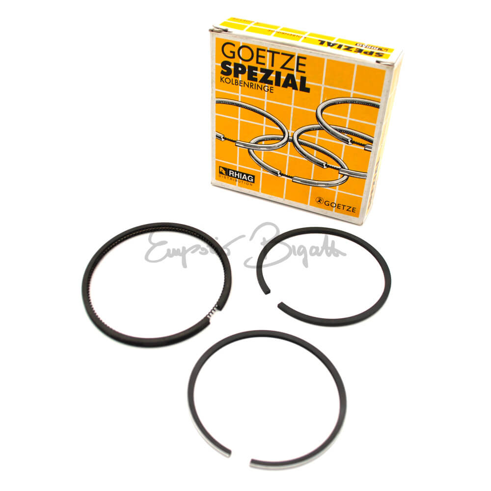 Kit fasce elastiche per un pistone originali per Moto Guzzi Nuovo Falcone 500 D.88. Kit elastic