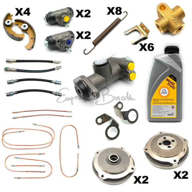 Kit completo impianto freni | Fiat 500 F L |
