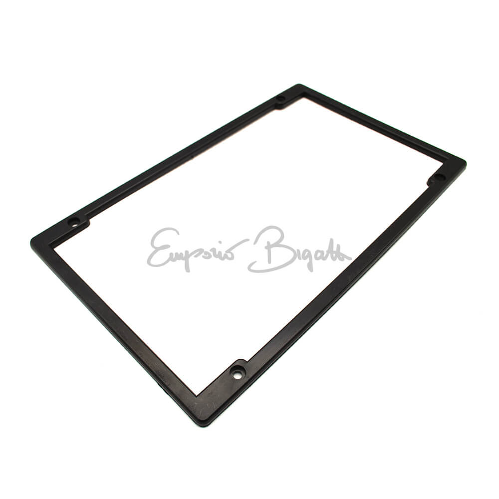 Cornici Per Targa In Silicone Aootf 2 Pezzi - Antiruggine E Antirumore Per Targa Anteriore E Posteriore - Include Viti E Tappi In Acciaio Inox
