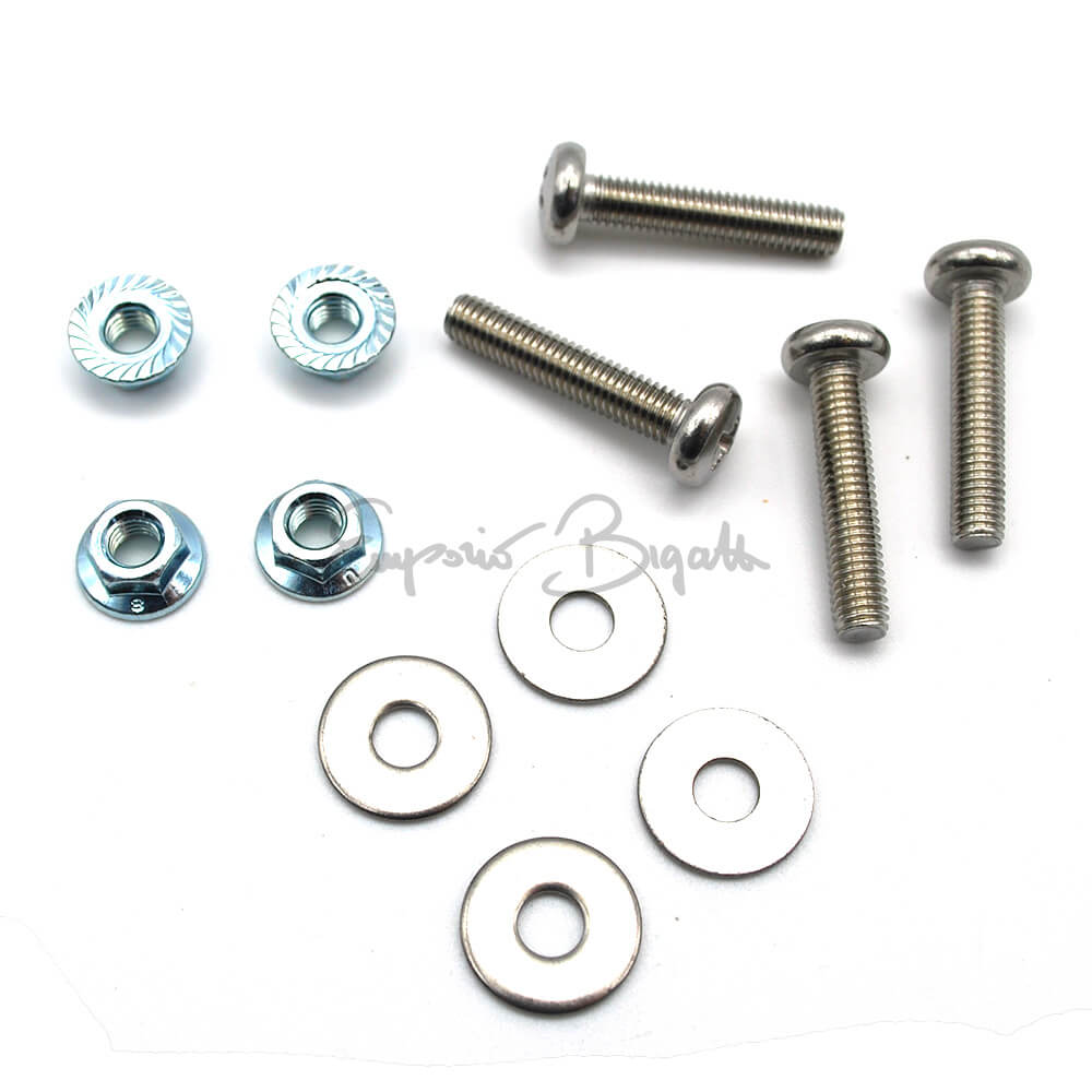 Kit Viti Targa Auto e Moto, (Universale) Portatarga Auto Posteriore,Bianchi,Nero,Blu Per Portatarga Auto, Moto e Camion Kit Viti Targa Auto e Moto, (Universale) Portatarga Auto Posteriore,Bianchi,Nero,Blu Per Portatarga Auto, Moto e Camion
