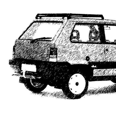 Fiat Panda 141 - Parti Esterne