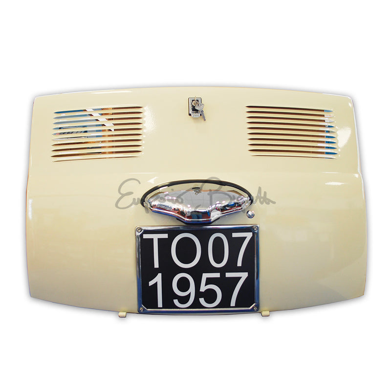 Cofano motore Bianco perla con luci LED | Fiat 500 F |