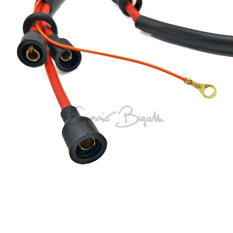 Cavi candele rossi bobina sinistra | Fiat 500 F prima serie N D |