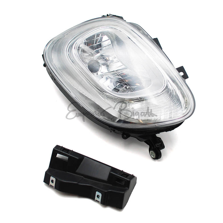 Faro Proiettore Anteriore Destro Per Fiat Panda Dal 2012 – Lato Passeggero, Con Motore Elettrico, Adattabile Non Originale
