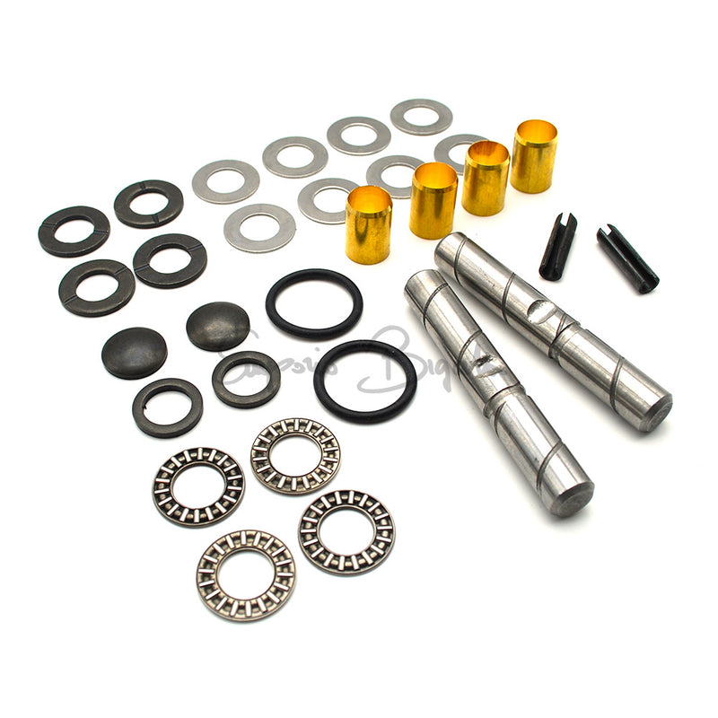 Kit revisione perni fusi fuselli con boccole in ottone e cuscinetti | Fiat 500 N D F L R Giardiniera |