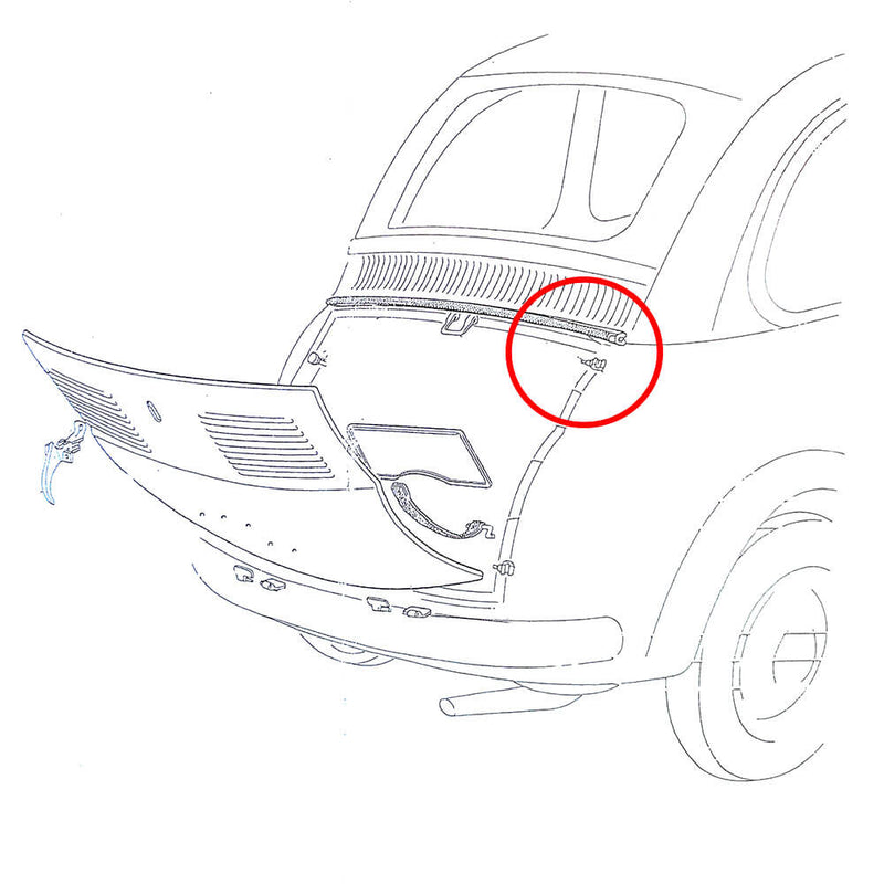 Staffa di rinforzo destra per il vano motore posteriore | Fiat 500 N D |