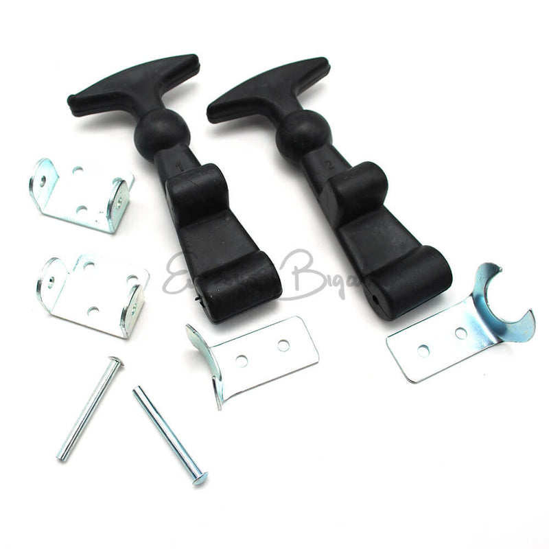 Coppia Ganci cofano anteriore grandi tipo Abarth | Fiat 500 N D F L R |