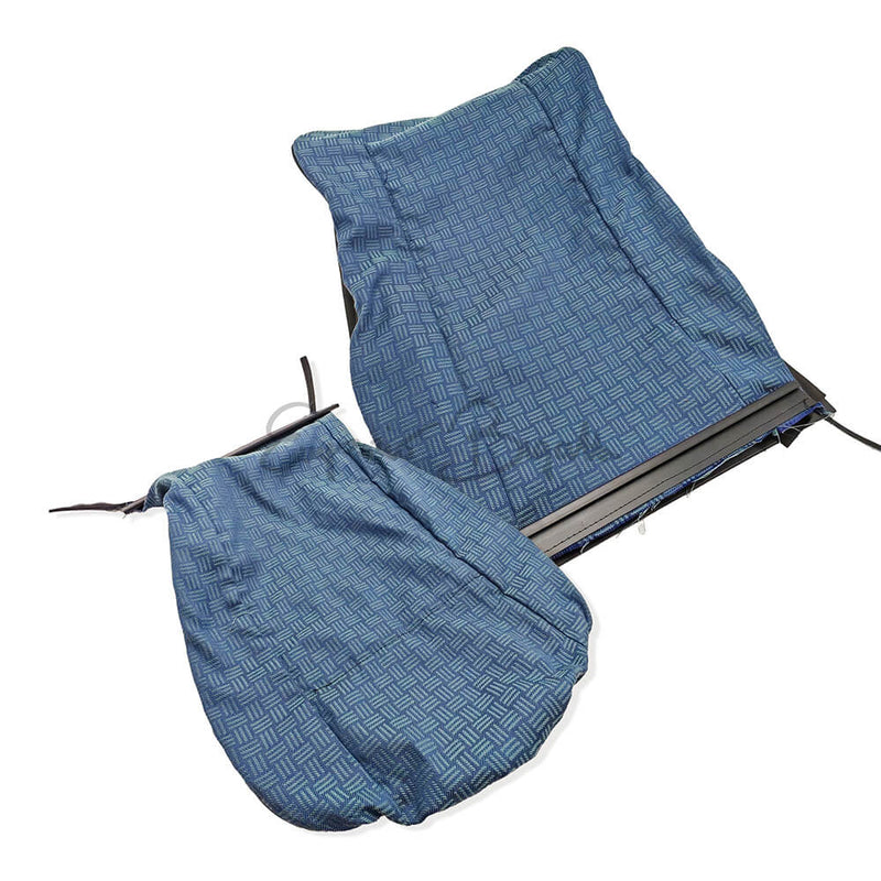Coppia fodere coprisedili anteriori in tessuto a righe Blu | Fiat Panda 141 |