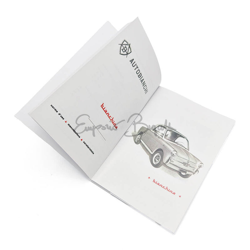 Libretto uso e manutenzione | Autobianchi Bianchina Trasformabile|