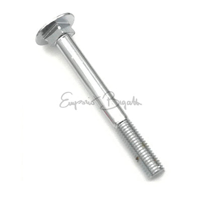 Bullone in acciaio cromato con testa a vista per il fissaggio dei paraurti su Fiat 500 N, D, F, R