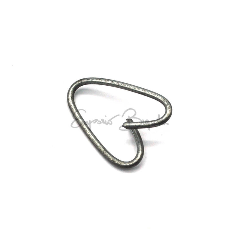 Clip (molletta) corta in metallo per il fissaggio delle molle sulla parte esterna del sedile anteriore, per Fiat 500