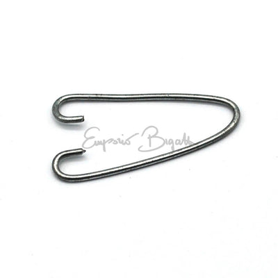 Molletta a clip lunga in metallo per il fissaggio delle molle nella parte interna del sedile anteriore, per Fiat 500 F, L, R
