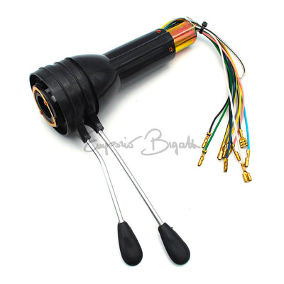 Devioluci nero con bacchette metallo per Fiat 600
