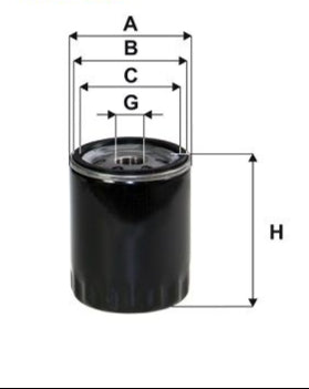 Filtro olio motore a cartuccia con filettatura 3/4-16 UNF per Land Rover Defender e Discovery II
