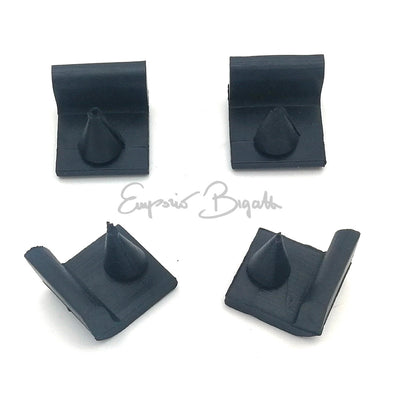 Kit di 4 gommini paracolpo per la battuta delle portiere, compatibile con tutti i modelli di Fiat 500