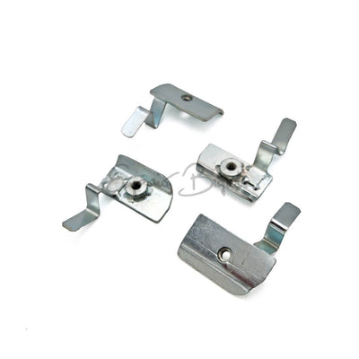 Kit 4 staffe (2 destre e 2 sinistre) per montaggio barre portatutto longitudinali su Fiat Panda 141 4x4
