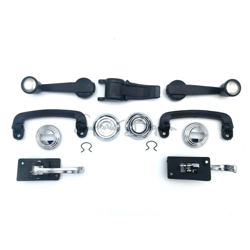 Kit completo maniglie interne in plastica cromata | Fiat 500 L R |