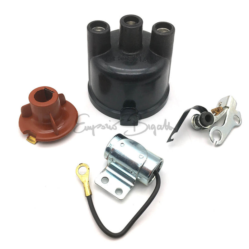 Kit calotta rotore condensatore contatti spinterogeno | Fiat 500 F L N D |