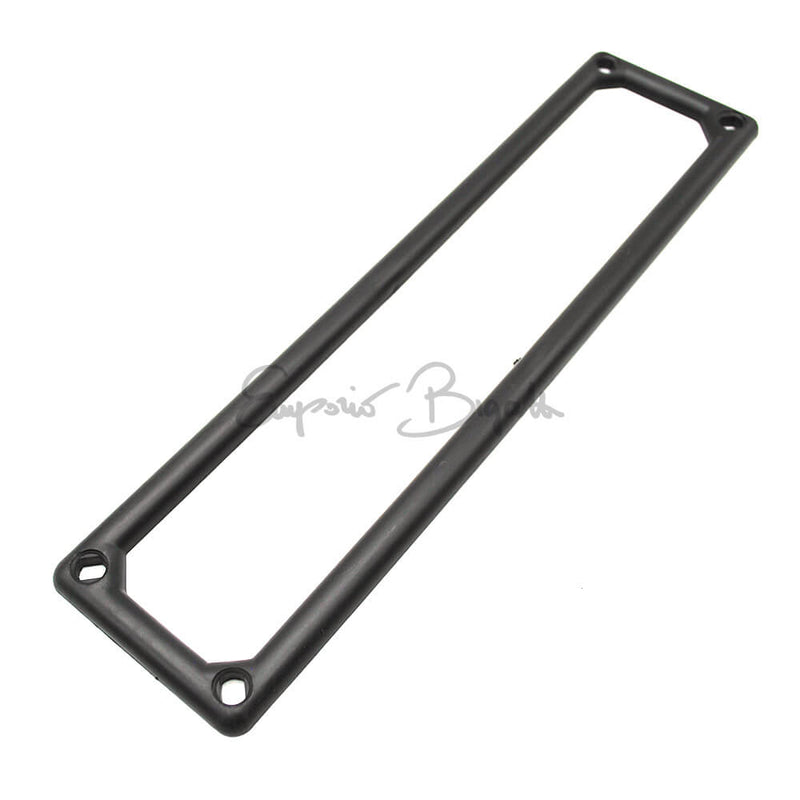 Coppia cornice targa in plastica nera fino al 1975 | Fiat 500 |