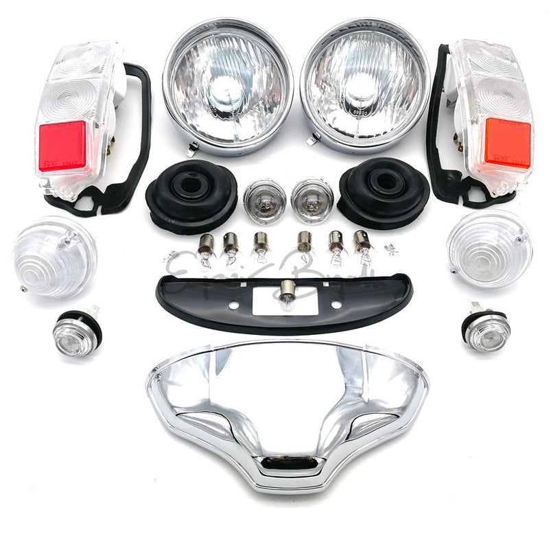 Kit completo fanaleria Bianco | Fiat 500 F L R |