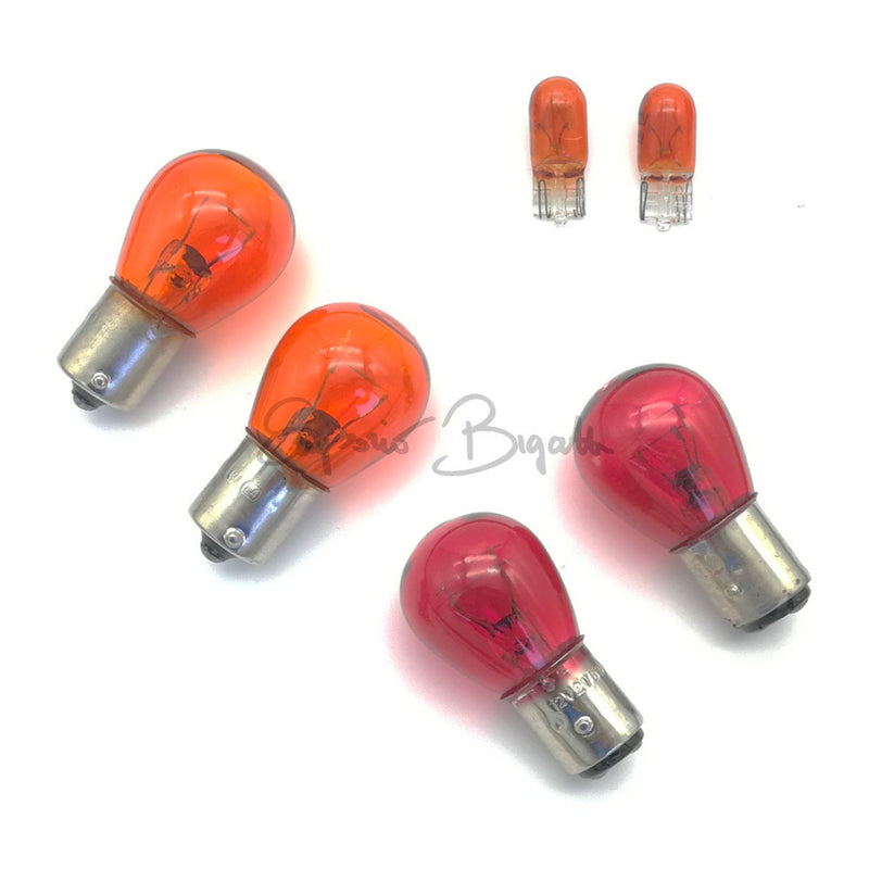 Kit 6 lampadine colorate per fanaleria bianca e fume&