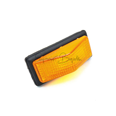 Lucciola / fanalino laterale arancione (senza cavo) per parafango, compatibile con Fiat Uno, Ritmo e Regata
