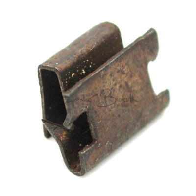 Molletta (clip) in metallo per il fissaggio della guarnizione della portiera, specifica per Fiat 500 N, D e Giardiniera