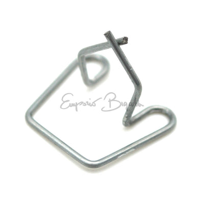 Molletta clip in metallo per il fissaggio della modanatura sottoporta, compatibile con Fiat 500 N, D, F, L e Giardiniera