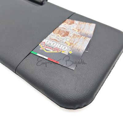 Pantina parasole nera con tasca per Fiat Panda 1986–2003 Panda 141