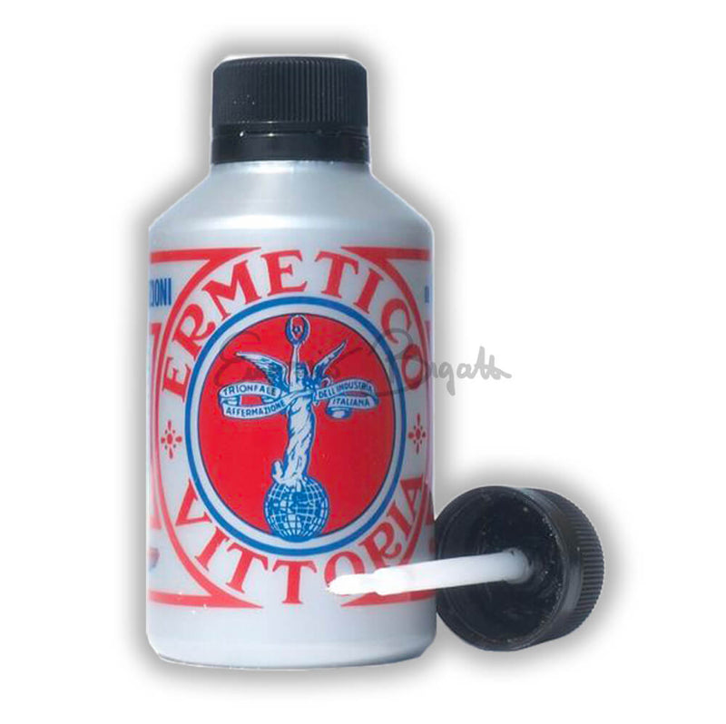 Mastice sigillante ermetico vittoria flacone 125 ml con pennellino applicatore