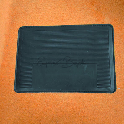 Tappeto preformato in moquette ocra 2 zerbini | Fiat 500 N D F L R |