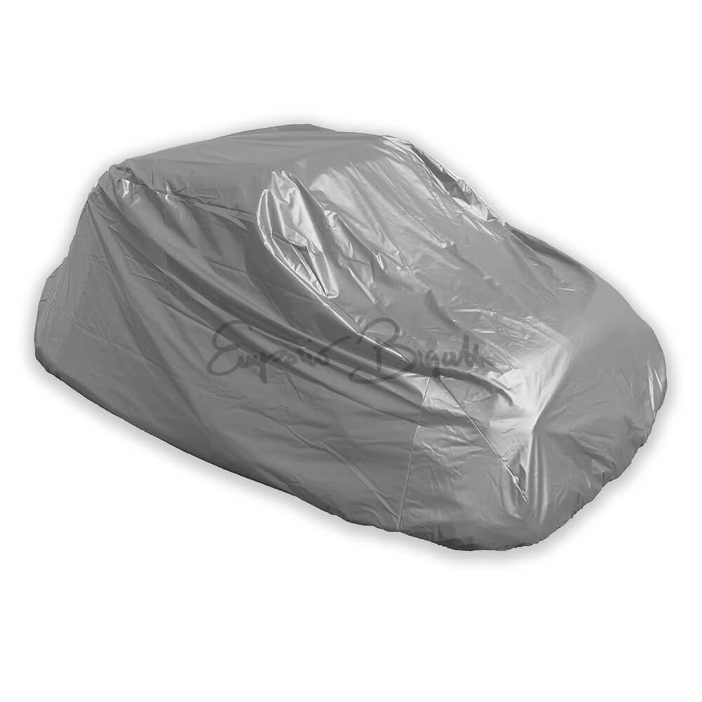 Telo Copriauto Impermeabile 400x160cm - Grigio Con Elastico - Foto 2