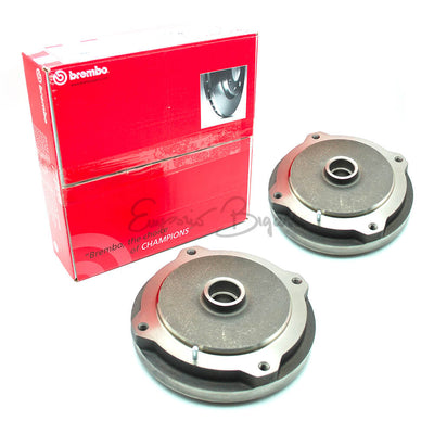 Coppia Tamburi freno anteriore BREMBO | Fiat 500 N D F L R | Fiat 126 |