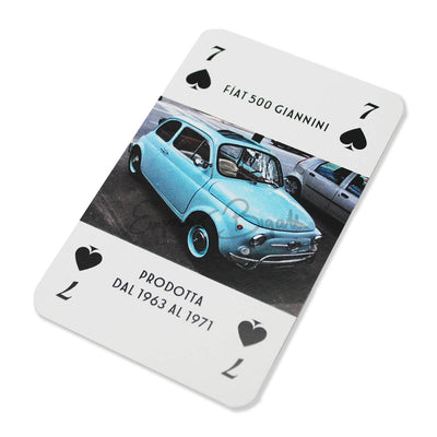 Carte da Gioco Vintage con | Auto storiche e Fiat 500 |