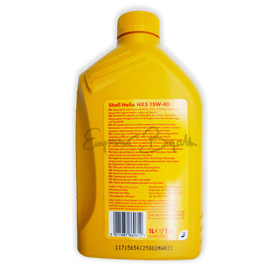 Olio motore Shell 15W40 - 1 litro