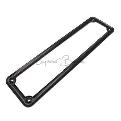 Cornice targa anteriore in metallo nero alta qualità fino al 1985 | Fiat 500 F L R N D Giardiniera | Fiat 126 | Fiat 600 |