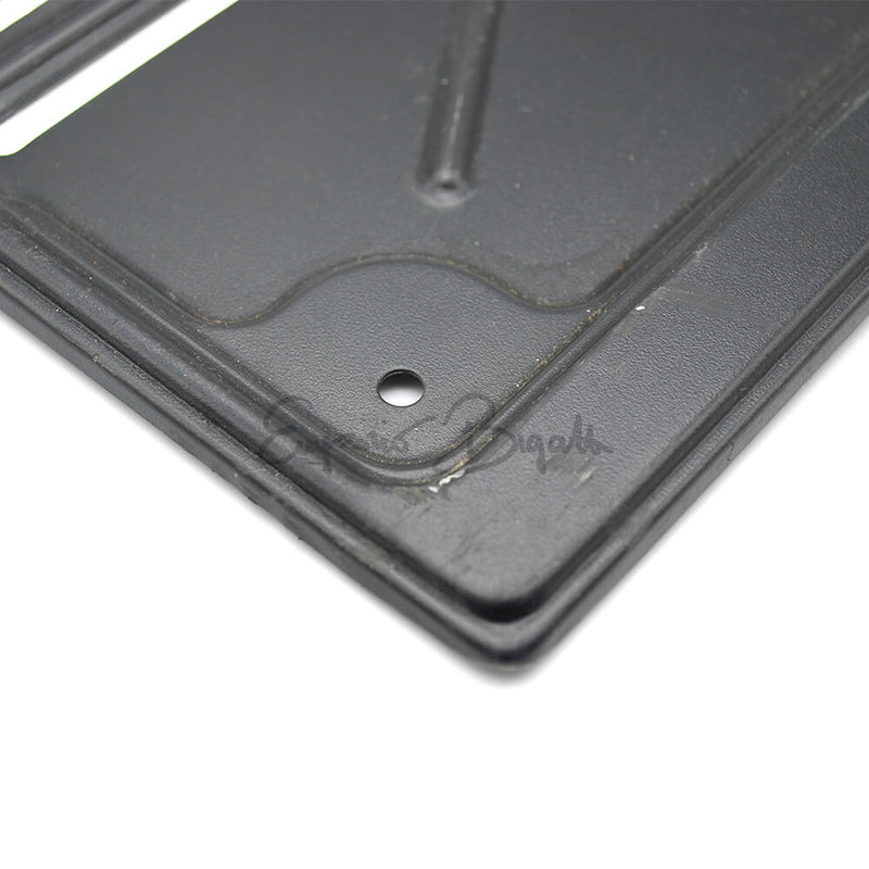 Porta targa posteriore in alluminio nero per targhe ZA con bande blu dal 1998 | Universale |
