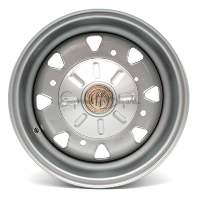 Cerchio singolo in ferro omologato CMR 4.5'' r12 con coppetta cromata | Fiat 500 |