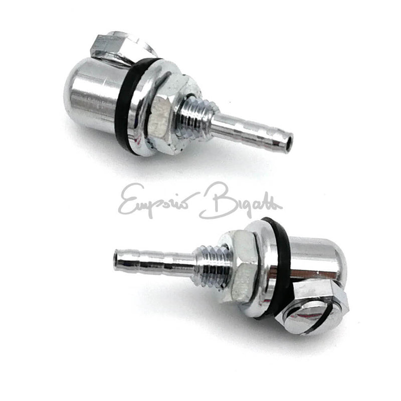 Coppia di spruzzini spruzzatori tergicristallo in metallo per tutti i modelli di Fiat 500