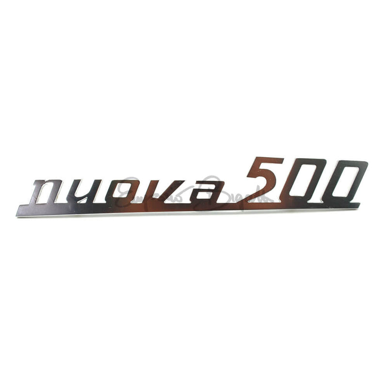 Scritta posteriore nuova 500 in alluminio | Fiat 500 N D F |