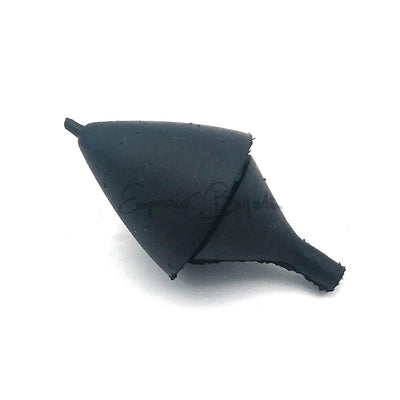 Gommino tondo a cono (paracolpo) per la battuta del cofano anteriore, compatibile con tutti i modelli di Fiat 500