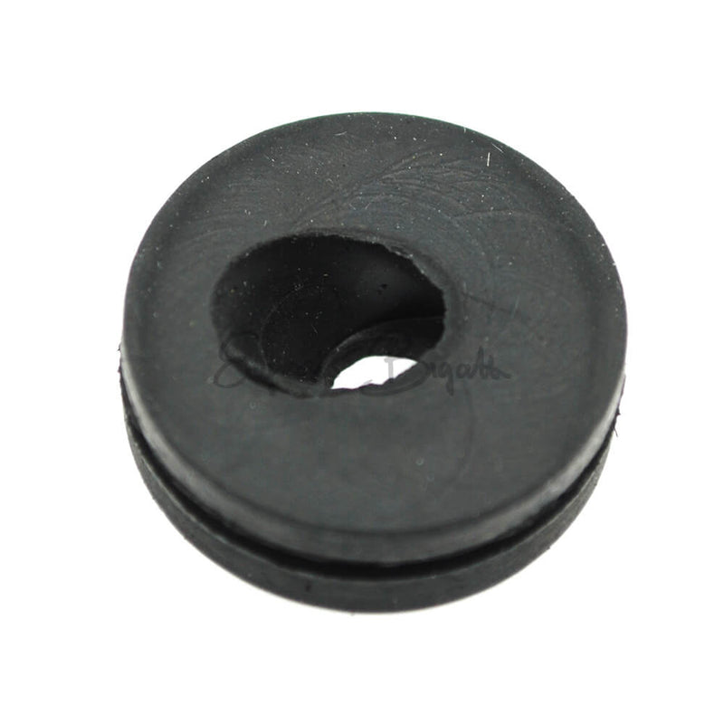 Gommino passacavo con foro obliquo, ricambio per passaggio cavo contakm, tubo benzina e cavo batteria sulla paratia anteriore della Fiat 500