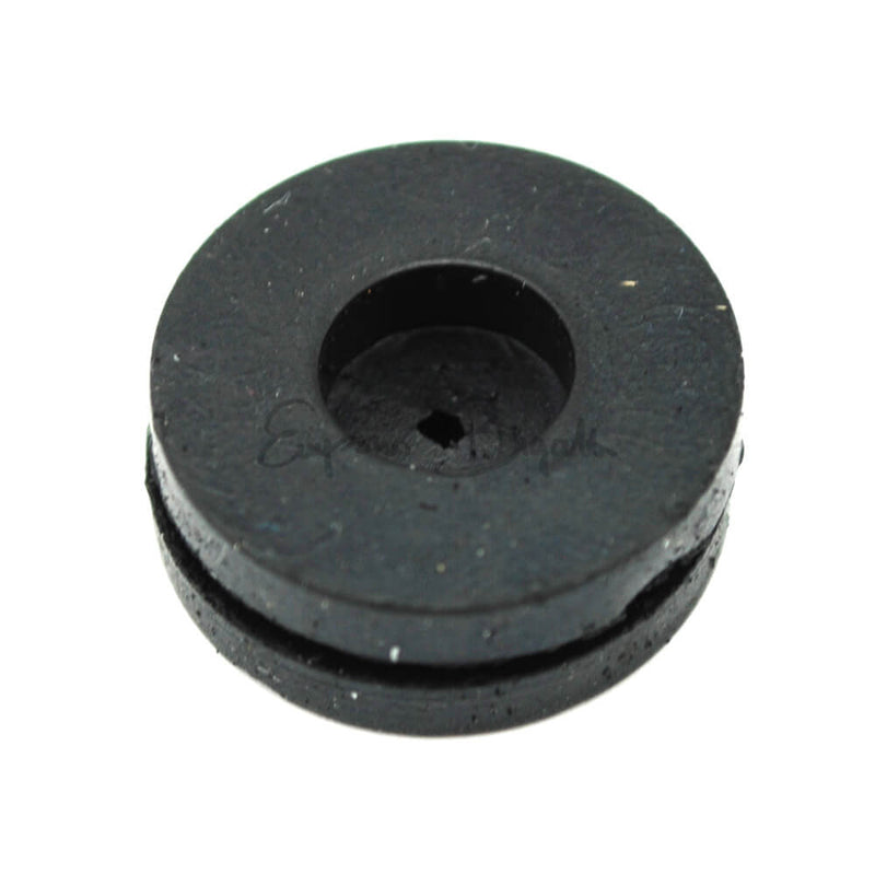 Gommino passacavo universale in gomma per fori da 14mm, ideale per il passaggio di cavi da 7,5mm su Fiat 500
